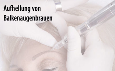 Aufhellung von Balkenaugenbrauen