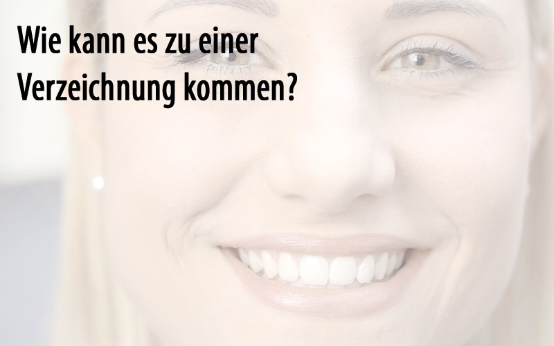 Wie kann es zu einer Verzeichnung kommen?